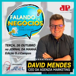 Jovem Pan | Confira a participação do nosso CEO David Mendes no Jornal da Manhã da Pan